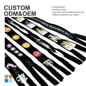 <span class=keywords><strong>Double</strong></span> <span class=keywords><strong>fermeture</strong></span> à glissière à ouverture bidirectionnelle personnalisée pour vêtements 5 #8 # matériau en nylon imperméable <span class=keywords><strong>fermeture</strong></span> à glissière à séparation bidirectionnelle - Product Image 2