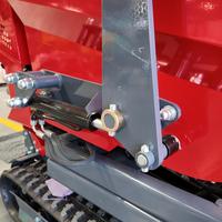 Leistungsstarker Mini-Raupendumper mit zentralisiertem Steuerungssystem und hydraulischem Hebe- und Kippmechanismus für Transportarbeiten