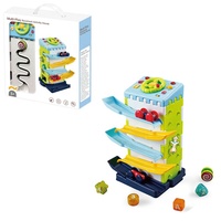 Baohan nouveau éducatif multi-jeu hippodrome activité maison bricolage assembler volant course piste fente jouet