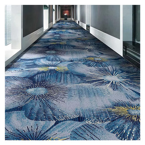 Autovi Machinegemaakt Reversibel Antislip Huisdierbestendig Gedempt Vlekbestendig Modern Wand-tot-Wand Tapijt Gang Moquette Gesneden - Product Image 1