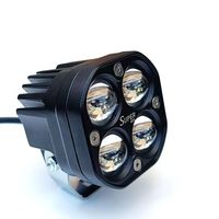 Projecteur de travail LED tout-terrain 3 pouces 120W 24V, super lumineux 4000 lumens, lampe à faisceau puissant à condensateur pour toit et pare-chocs de véhicule