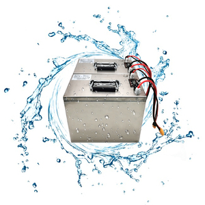 Nueva Batería de Iones de Litio Personalizada de Acero Inoxidable de 16V 100ah, Impermeable IP67 IP68, para Barcos de Remo, Embarcaciones de Pesca y Yates - Product Image 1