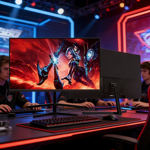 Moniteur d'<span class=keywords><strong>ordinateur</strong></span> de bureau OEM 24,5 pouces IPS sans cadre, écran plat LED pour PC, 240 Hz, 5 ms, moniteur de jeu - Product Image 3