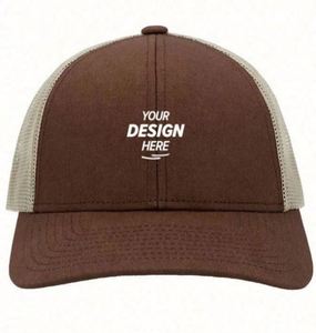 Casquette Trucker 5 Panneaux en Daim de Haute Qualité, Visière Courbée Tendance, Logo Brodé 3D Personnalisé pour Hommes et Femmes, Sports de Plein Air, Pêche - Product Image 1