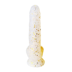 BANSEY Dildo de Silicona Líquida Realista con Venas y Brillo, Tapón Anal con Base de Succión Fuerte, Juguetes Sexuales para Mujeres - Product Image 2