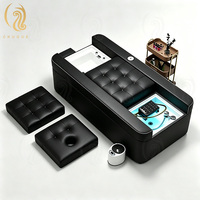 Lit de massage thaïlandais inclinable Chuque pour thérapie aquatique électrique, lit de shampoing avec spa pour les pieds pour pédicure