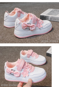 Sneaker da ragazza primavera ed estate nuovo stile scarpe da studente per bambini scarpe Casual da corsa per ragazze - Product Image 3
