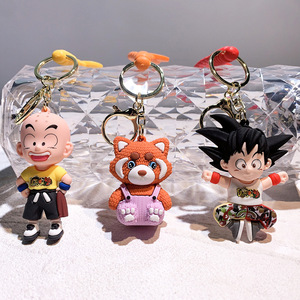 Vente en gros de porte-clés en PVC modèle 3D, porte-clés de dessin animé Sun Wukong, porte-clés de la série Dragon Ball, vente en gros de poupées jouets <span class=keywords><strong>Mysterio</strong></span> - Product Image 5