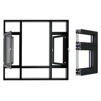 Ventanas Francesas de Aluminio Serie 6000 de Montreal, Resistentes al Viento y con Aislamiento Acústico, Recubrimiento en Polvo, Plegables, Soldables y Cortables