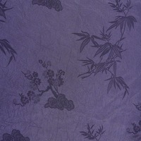Tissu satiné jacquard froissé en polyester et élasthanne, aspect acétate, pour robes, kimonos, peignoirs, ensembles de créateurs