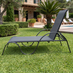 Uplion, al aire libre playa de aluminio tumbona - Product Image 1