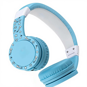 Casque filaire pliable Tonies pour enfants, conçu pour le confort, supra-auriculaire, avec transducteur dynamique, compatible avec <span class=keywords><strong>Toniebox</strong></span> 1 et tous les appareils 3,5 mm, bleu clair - Product Image 1