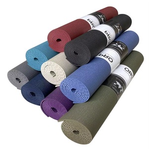 Tapis <span class=keywords><strong>de</strong></span> yoga écologique PER <span class=keywords><strong>de</strong></span> 5 mm, texture écorce, antidérapant, professionnel, pour studio, protection et amorti, esthétique et tonus uni - Product Image 4