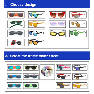 Gafas de Sol Personalizadas Promocionales con Logotipo, Pegatinas de la Copa de Fútbol y Banderas Europeas, Diseño para Hombre y Mujer - Product Image 5