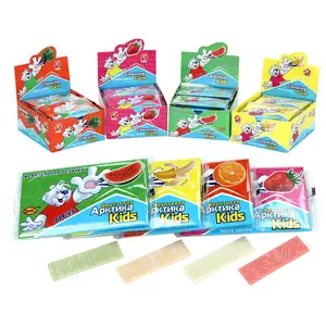 halal tutti fruit mint flavor 5 sticks bubble chewing gum with watermark tattoo manufacturer