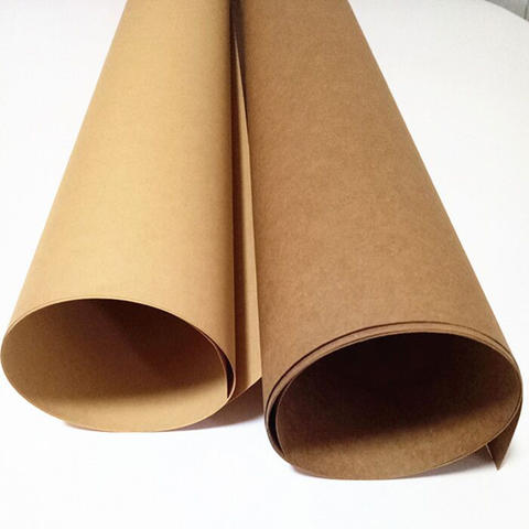 100gsm Eco-Friendly Brown Silicone Coated Jumbos Roller Brown Kraft Baking Paper Single Side Release for Tapes