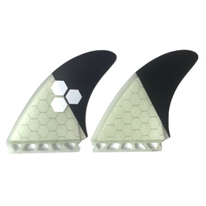 Aletas de tabla de surf de panal grande superventas de 2025, aletas gemelas de quilla AMT de lengüeta única <span class=keywords><strong>2</strong></span> + <span class=keywords><strong>1</strong></span> con configuración de propulsor de aleta estabilizadora - Product Image 2