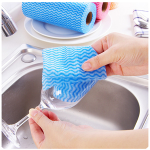 Dùng Một Lần Không Dệt Rag Nhà Bếp Món Ăn Vải Khăn Giấy Tùy Chỉnh In Món Ăn Khăn - Product Image 6