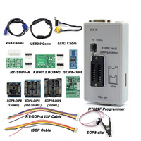 Programmateur ISP Série RT809F Standard avec Ensemble d'Adaptateurs 11, 12, 16 + Clip de Test SOP8 1.8V + Câble EDID pour Puces Intelligentes – Haute Vitesse de Programmation