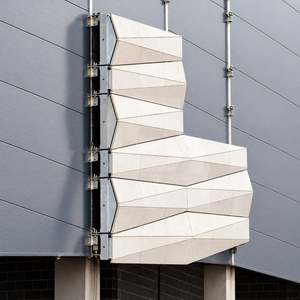 Section en aluminium architectural de qualité supérieure pour surfaces irrégulières, anti-corrosion, pour travaux de rénovation de façades spéciales - Product Image 3