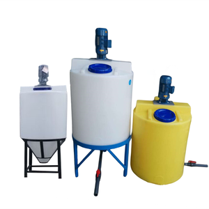 200L polyethylene mixing tank plastic chemical storage tank with agitator