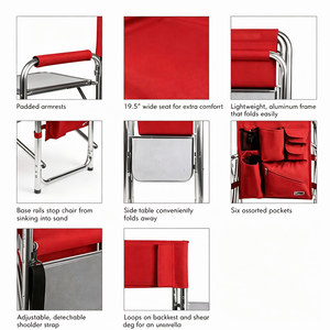 Wholesale Folding Makeup Director <strong>Chair</strong> for Adults Portable Outdoor Patio Lawn Garden Camping <strong>Chair</strong> - Product Image 5