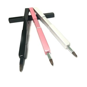 Brocha de Labios Profesional Portátil y Retráctil de Aluminio, con Pelo Sintético, para Corrector de Labios - Product Image 2