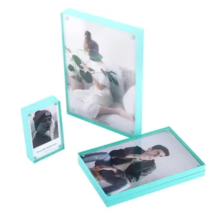 Atacado de Alta Qualidade Photo Frame Novo Design Moldura de Acrílico Ímã