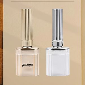 Botella de vidrio cuadrada vacía <span class=keywords><strong>para</strong></span> esmalte de <span class=keywords><strong>uñas</strong></span> de 5 ml con pincel, venta al por mayor <span class=keywords><strong>para</strong></span> esmalte de gel, logotipo personalizado, OEM - Product Image 4