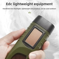Lampe torche LED rechargeable à manivelle solaire, étanche, portable, auto-alimentée, pour situations d'urgence, survie et camping