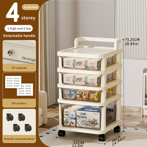 Plastic <strong>Drawers</strong> <strong>Storage</strong> Cabinet Organizer Cabinet - Product Image 6