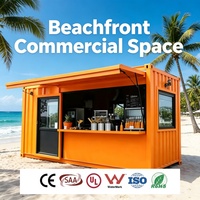 Unidad de Venta Minorista en Contenedor Desmontable con Diseño Flexible y Estanterías Extraíbles para Inversión en Alquiler de Tiendas Móviles Multimarca