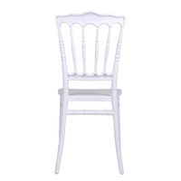 Vente en gros de chaises Napoléon empilables pour banquets, hôtels, mariages, repas, chaises Napoléon blanches en plastique résine