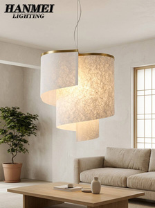 Modern Design Wall With Weave Paper Lampshade Green Degree <b>Light</b> Fixture for Living & Dining Room HM-LB-001 Modern Design Enhanc - Product Image 5