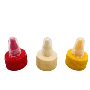 24MM 28MM Twist Top Plastic Screw Cap Glue Bottle With Pointed Mouth Cap