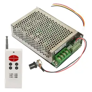 Positive inversion Wireless Remote Control DC Motor Governor Speed Controller 12V 24 V30V 30A Forward and Reverse Electric Motor