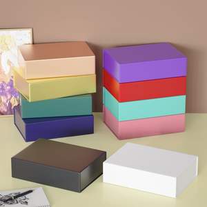 Caja de regalo plegable de lujo personalizada, embalaje de cartón rígido respetuoso con el medio ambiente con cierre magnético, reutilizable y forro de esponja, nuevo logotipo - Product Image 6