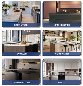 Îlot de cuisine extensible tendance 2026, gain de place - Plateau en <span class=keywords><strong>ardoise</strong></span> anti-rayures de qualité <span class=keywords><strong>alimentaire</strong></span>, bois massif, multi-portes, design 3D gratuit - Product Image 6