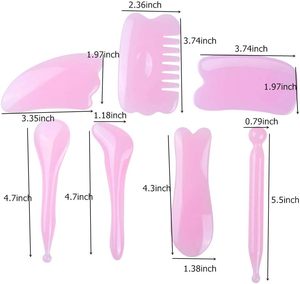 Strumento Gua Sha Ecologico per Alleviare la Tensione Muscolare, Raschietto in Resina per Viso e Corpo, Massaggiatore per Rilasciare Nodi e Ridurre il Dolore - Product Image 2
