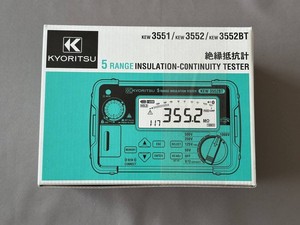 KYORITSU KEW 3552BT Digital Insulation Resistance Tester 50-1000V Megohmmeter Used - Product Image 5