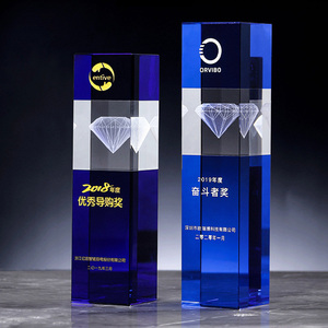 Xưởng sản xuất chuyên nghiệp bán buôn đồ thủ công khắc kim cương 3D, quà tặng pha lê tùy chỉnh - Product Image 1