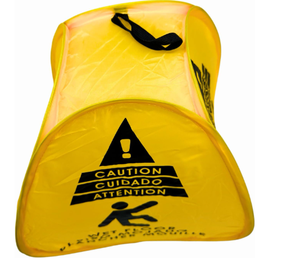 Señal de Advertencia de Piso Mojado Plegable de 4 Lados, Trilingüe (Inglés, Español, Francés), Señal de Seguridad de Piso Resbaladizo - Product Image 3