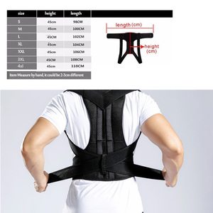 Correcteur de posture réglable Support dorsal respirant avec dispositif de protection <span class=keywords><strong>pour</strong></span> redresseur d'épaule <span class=keywords><strong>pour</strong></span> hommes femmes bébés - Product Image 3