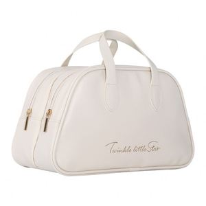 Travel Accessories Customized Pu Makeup <b>Bag</b> with Waterproof Compartments Skincare Storage <b>Toiletry</b> Wash <b>Bag</b> Cosmetic Pouch - Product Image 1