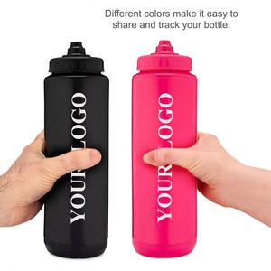 Hot Selling Bicycle <b>Sports</b> Water <b>Bottle</b> 32 oz Squeeze Water <b>Bottle</b> Travel Cycling Water <b>Bottle</b> With Spherical Stirrer BPA Free - Product Image 3