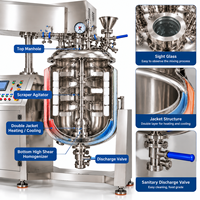 Machine de production de mayonnaise 1000L 10000L avec homogénéisateur à cisaillement élevé pour usine de fabrication alimentaire professionnelle
