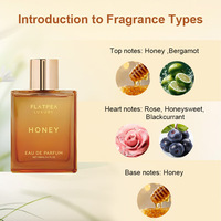 Parfum unisexe 100 ml avec logo personnalisé, parfum de luxe à la rose et au miel, longue tenue, fabrication OEM ODM, étiquette privée, spray corporel