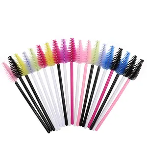Disposable Drop Shape Tip Eye Brow Brush Mascara Wands For Cosmetic Use