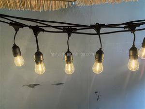 E27 IP65 không thấm nước trong nhà/ngoài trời <span class=keywords><strong>LED</strong></span> vòng hoa Festoon chuỗi ánh sáng 10m Plug-in - Product Image 4