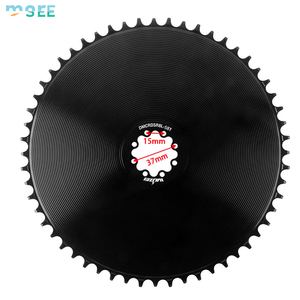 Plateau de pédalier SeeMore personnalisable 8 boulons pour vélo de route, large et étroit 40-48T, compatible <span class=keywords><strong>SRAM</strong></span> Rival Direct Mount - Product Image 2